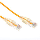 DYNAMIX 3m Cat6A 10G Yellow Slimline Component Level - Office Connect