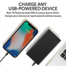PROMATE 10000mAh Smart Charging Power Bank With Dual USB Output. - Office Connect 2018