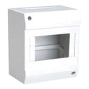 TRADESAVE Surface Mounted DIN Rail Enclosure, 8 Pole, Moulded Base - Office Connect 2018