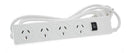 JACKSON 4-Way Power board with Surge & Overload Protection. - Office Connect