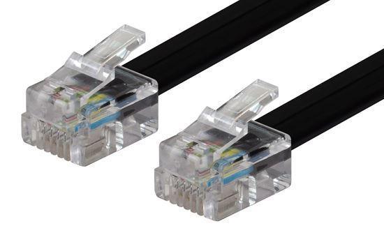 DYNAMIX 10m RJ12 to RJ12 Cable - 6C All pins connected - Office Connect