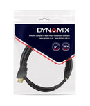 DYNAMIX 2m HDMI to HDMI Micro Cable v1.4. Max Res: - Office Connect