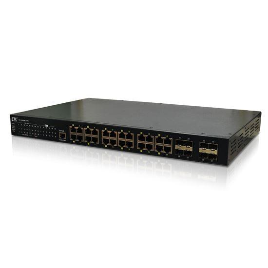 CTC UNION 24 Port Gigabit POE Industrial Central Managed - Office Connect