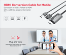 UNITEK HDMI 1m Conversion Cable. Compatibile with - Office Connect