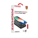 PROMATE 10000mAh Wireless Charging Qi Power Bank, 2 Ways USB-C Port, - Office Connect 2018