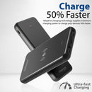 PROMATE 10000mAh Wireless Charging Qi Power Bank, 2 Ways USB-C Port, - Office Connect 2018