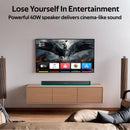 PROMATE Wireless 40W Bluetooth SoundBar. USB/AUX/Optical/HDMI - Office Connect 2018