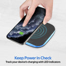 PROMATE Ultra-Fast 10W Wireless Slim Charging Pad With LED Light. - Office Connect 2018