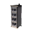 DYNAMIX 8-Port Unloaded Keystone DIN Rail-Mount Shielded Enclosure - Office Connect 2018