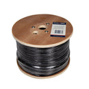 DYNAMIX 305m Roll RG6 Shielded Cable. Black. 75ohm. 16AWG Solid - Office Connect 2018