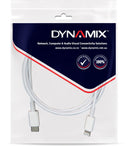 DYNAMIX 1m USB-C To Lightning Charge & Sync Cable. For Apple - Office Connect 2018