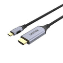 UNITEK 1.8m USB-C To HDMI Cable. Premium Audio Video UltraHD. - Office Connect 2018