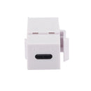 DYNAMIX USB-C 3.1 Keystone Jack Female To Female Connectors. White - Office Connect 2018