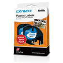 DYMO Genuine LetraTag Labeller Plastic 2PK Tape. 12mm X 4M White. - Office Connect 2018