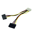 DYNAMIX Dual Port Serial ATA Power Splitter Cable, Converts - Office Connect 2018