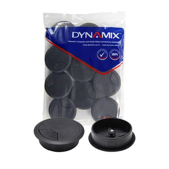 DYNAMIX 80mm Round Desk Grommet. Easily & Neatly Store Your Power, - Office Connect 2018