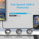 PROMATE USB-C To USB-C Thunderbolt 3 Mesh Armoured Cable. 100W Power - Office Connect 2018