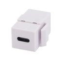DYNAMIX USB-C 3.1 Keystone Jack Female To Female Connectors. White - Office Connect 2018