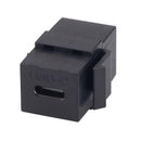 DYNAMIX USB-C 3.1 Keystone Jack Female To Female Connectors. Black - Office Connect 2018