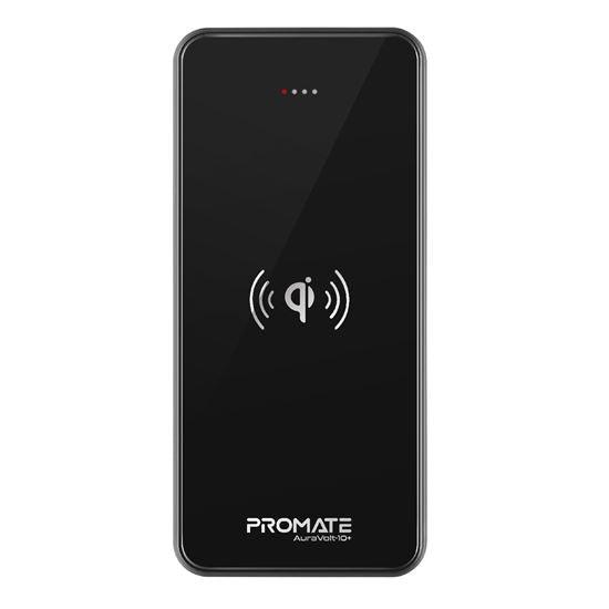 PROMATE 10000mAh Wireless Charging Qi Power Bank, 2 Ways USB-C Port, - Office Connect 2018