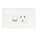 TRADESAVE Single 15A Horizontal Power Point. Removable - Office Connect 2018