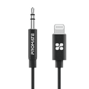 PROMATE 1m Apple MFi Certified Lightning To 3.5mm Stereo Audio - Office Connect 2018