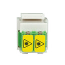 DYNAMIX LCAPC Duplex Singlemode Slimline Keystone Shuttered - Office Connect 2018