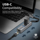 PROMATE Multi-Port Hub With Ethernet Port & USB-C Connector. - Office Connect 2018