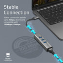 PROMATE Multi-Port Hub With Ethernet Port & USB-C Connector. - Office Connect 2018