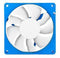 SilverStone FW81 80mm PWM Case Fan 4pin Blue/White - Office Connect