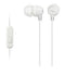 Sony MDREX15APW In Ear Headphone w/Smart Phone Control White - Office Connect