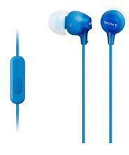 Sony MDREX15APLI In Ear Headphone w/Smart Phone Control Blue - Office Connect