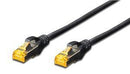 Digitus S-FTP CAT6A Patch Lead - 10M Black - Office Connect