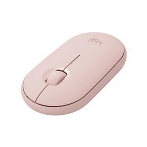 Logitech M350 Pebble USB Wireless/Bluetooth Mouse - Blush Rose - Office Connect