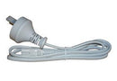 Verbatim 2 Pin Power Plug for T5 Integrated Battens - White - Office Connect