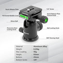 PROMATE Aluminium Travel Trip. 50~160cm Height adjustment. - Office Connect