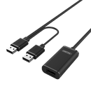UNITEK 5m USB 2.0 Active Extension Cable. Built-in - Office Connect