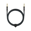 MOYORK CORD 2m Aux to Aux Nylon Cable - Raven Black - Office Connect
