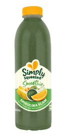 Simply Squeezed Spirulina Slam Smoothie 800ml - Office Connect 2018