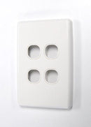 AMDEX Switch Plate ONLY. 4 Gang WPC Series Wall Face - Office Connect 2018