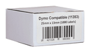 Icon Compatible Dymo LW Labels 25mmx13Mm 1000pcs/per roll - Office Connect