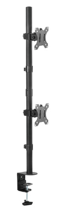 BRATECK 13'-32' Dual Vertical Monitor Mount. Rotate, Tilt And - Office Connect 2018