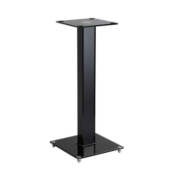 BRATECK 23.6" Aluminium/Glass Floor Standing BookShelf Speaker Stands. - Office Connect 2018