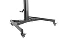 BRATECK 37"-70" Telescopic Height Adjustable Steel TV Cart With Crank - Office Connect 2018
