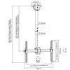 BRATECK 37''-75'' Ceiling mount bracket. Max load: - Office Connect 2018