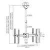 BRATECK 37''-75'' Dual ceiling mount bracket for - Office Connect 2018