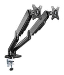 BRATECK Elegant Dual 13'-27' Counter Balance Monitor Desk Mount. - Office Connect 2018