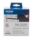 Brother DK22251 Continuous Length Paper Label Tape Red and Black - Office Connect 2018