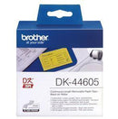 Brother DK44605 Yellow Continuous Removable Paper Tape 54mm x 30.48m - Office Connect 2018