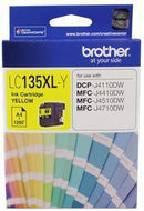 Brother LC135XLY Yellow High Yield Ink Cartridge - Office Connect 2018